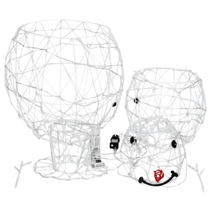 Aigostar - LED Vonkajšia vianočná dekorácia 3,6W/31/230V 6500K 120cm IP44 snehuliak