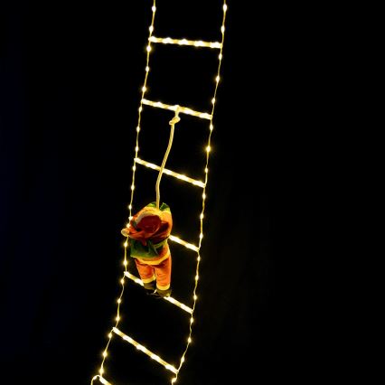 Aigostar - LED Vonkajšia vianočná dekorácia 304xLED/8 funkcií 3 m IP44 teplá biela