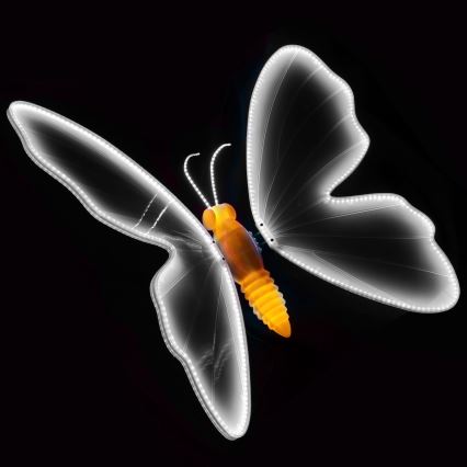 Aigostar - LED Vonkajšia dekorácia 468xLED/18W/230V 75 cm IP44 motýľ/studená biela