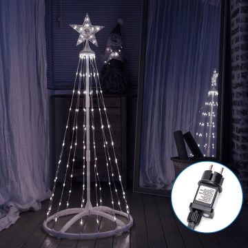 Aigostar - LED Vonkajšia vianočná dekorácia LED/3,6W/230V 180 cm IP44 studená biela