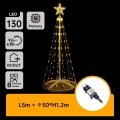 Aigostar - LED vonkajšia vianočná dekorácia LED/3,6W/31/230V 2700K 120 cm IP44
