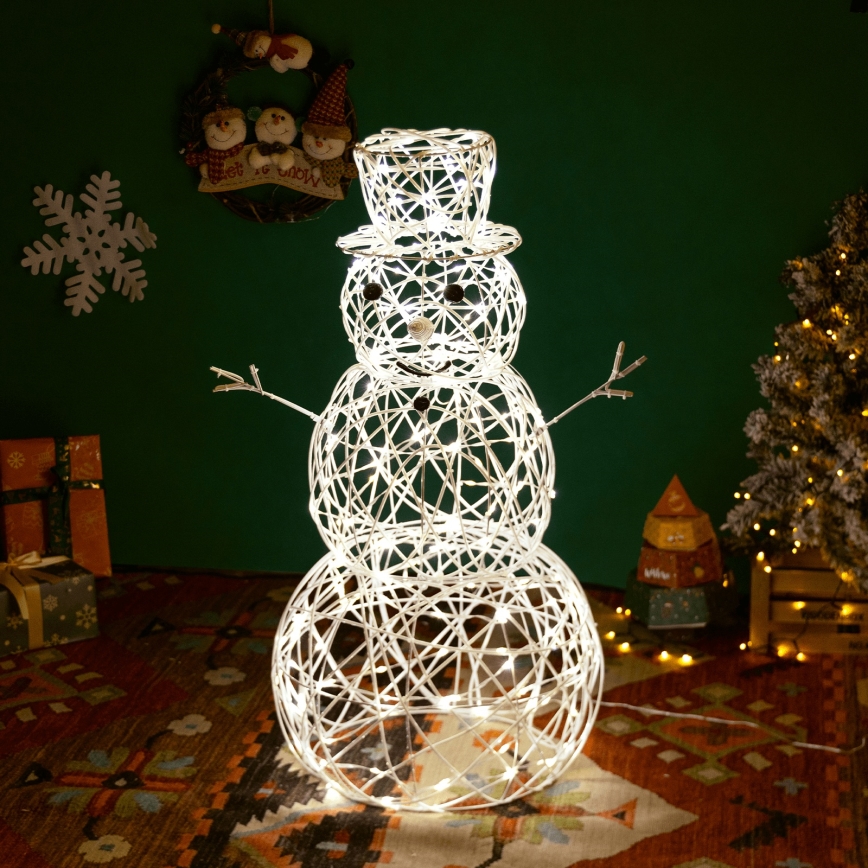 Aigostar - LED Vonkajšia vianočná dekorácia LED/3,6W/31/230V 2700K 60 cm IP44 snehuliak