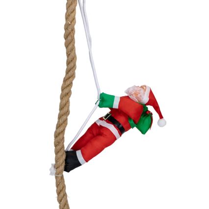 Aigostar - LED vonkajšia vianočná dekorácia LED/4xAA IP44 Santa Claus na padáku