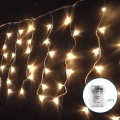 Aigostar-LED Vonkajšia vianočná reťaz 100xLED/8 funkcií 3xAA 8x0,4m IP44 teplá biela
