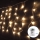 Aigostar-LED Vonkajšia vianočná reťaz 100xLED/8 funkcií 3xAA 8x0,4m IP44 teplá biela