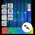Aigostar - LED vonkajšia vianočná reťaz 120xLED/8 funkcií 6x0,6m IP44 viacfarebná + diaľkové ovládanie