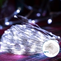 Aigostar - LED Vonkajšia vianočná reťaz 150xLED/8 funkcií 15,3m IP44 studená biela