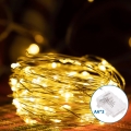 Aigostar -LED Vonkajšia vianočná reťaz 150xLED/8 funkcií 3xAA 15,3m IP44 teplá biela