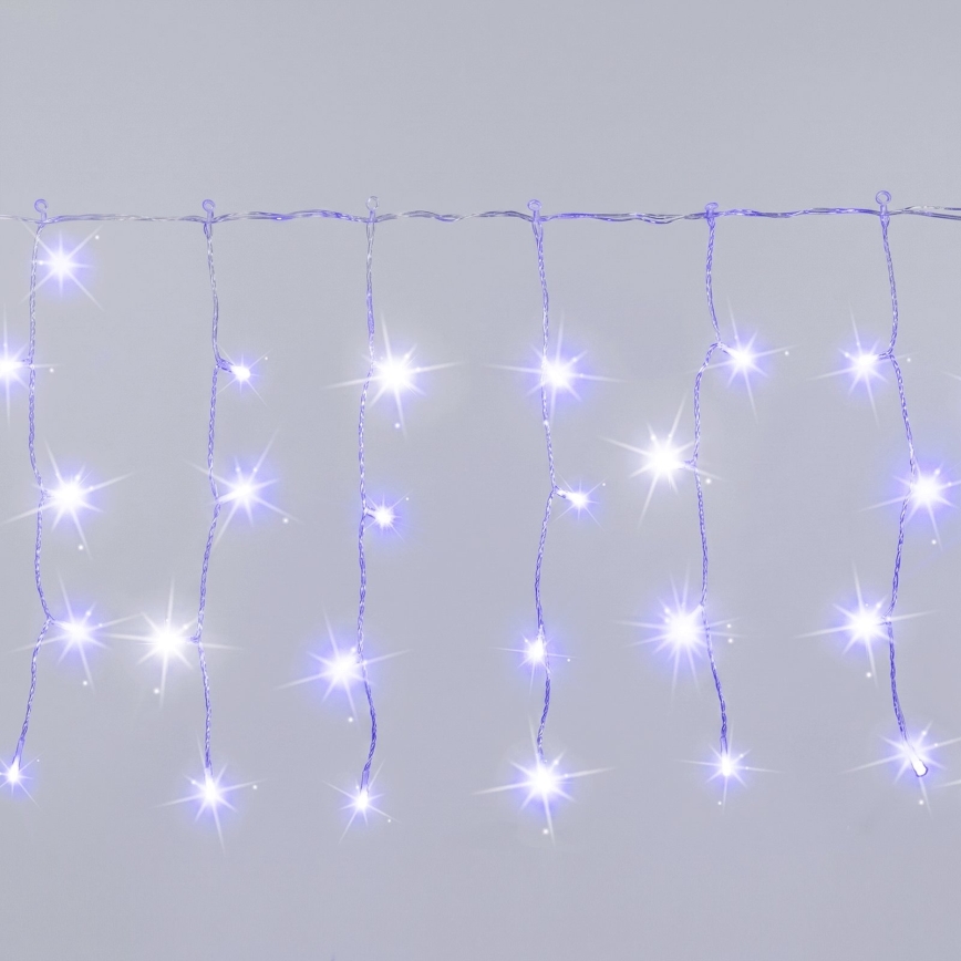 Aigostar - LED vonkajšia vianočná reťaz 200xLED 8x0,4m IP44 modrá