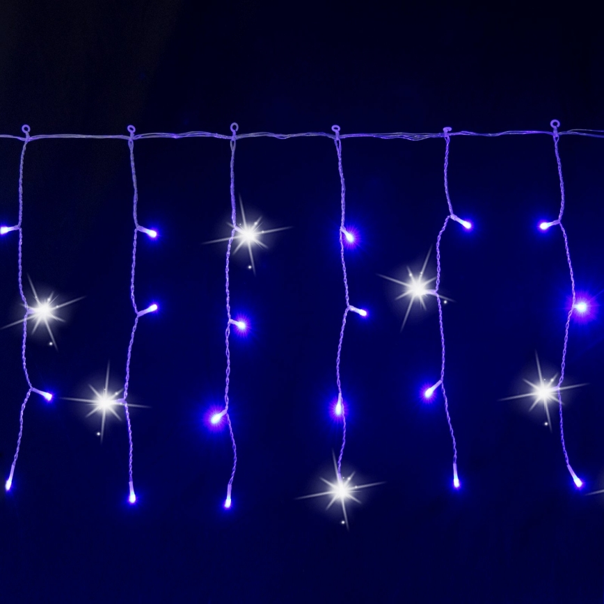 Aigostar - LED vonkajšia vianočná reťaz 200xLED 8x0,4m IP44 modrá