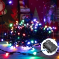 Aigostar -LED Vonkajšia vianočná reťaz 300xLED/8 funkcií 3xAA 15,3m IP44 multicolor