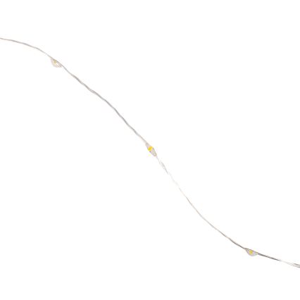 Aigostar - LED vonkajšia vianočná reťaz 300xLED/8 funkcií 4m IP44 studená biela