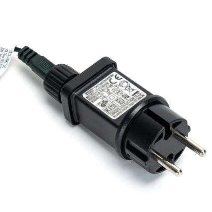 Aigostar - LED vonkajšia vianočná svetelná reťaz 600xLED/8 funkcií 18m IP44 studená biela