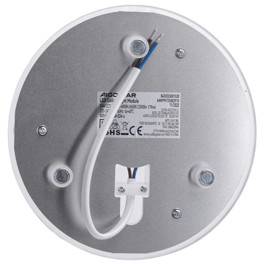 Aigostar - magnetický LED modul 24 W, 230 V, 3000/4000/6500 K