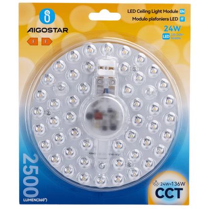Aigostar - magnetický LED modul 24 W, 230 V, 3000/4000/6500 K