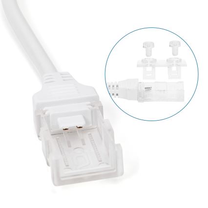 Aigostar - Napájací zdroj pre LED pásiky 10 mm 600W/230V biela