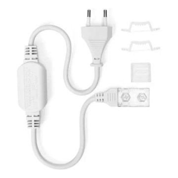 Aigostar - Napájací zdroj pre LED pásky 8 mm 600W/230V biela