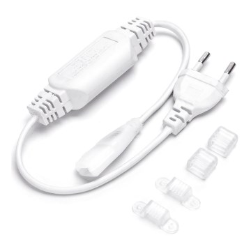 Aigostar - Napájací zdroj pre LED pásy 8 mm 400W/230V biela