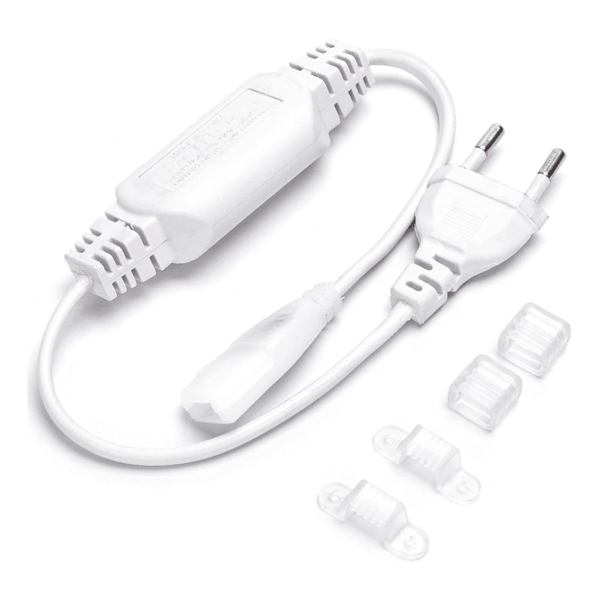 Aigostar - Napájací zdroj pre LED pásy 8 mm 400W/230V biely