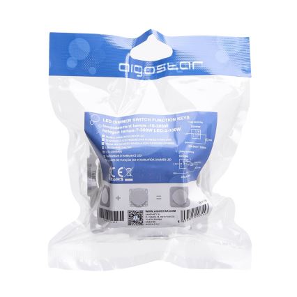 Aigostar - Otáčací stmívač 300W/230V biela