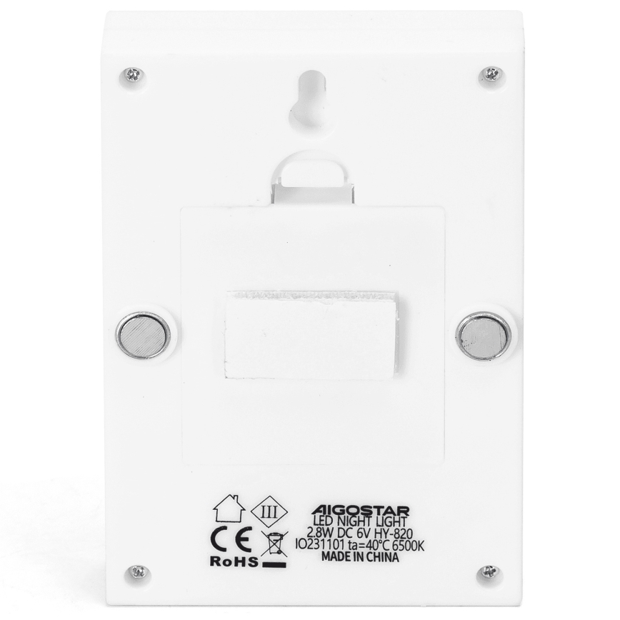 Aigostar - Prenosné nočné svietidlo LED/4xAAA 6500K