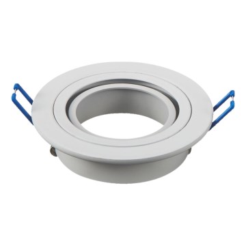 Aigostar - Rámček pre zapustené svietidlo GU10, priemer 9,1 cm, biely