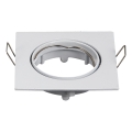 Aigostar - Rámik pre podhľadové svietidlo GU10 8,2x8,2 cm biela