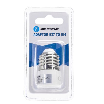 Aigostar - Redukcia z pätice E27 na päticu E14