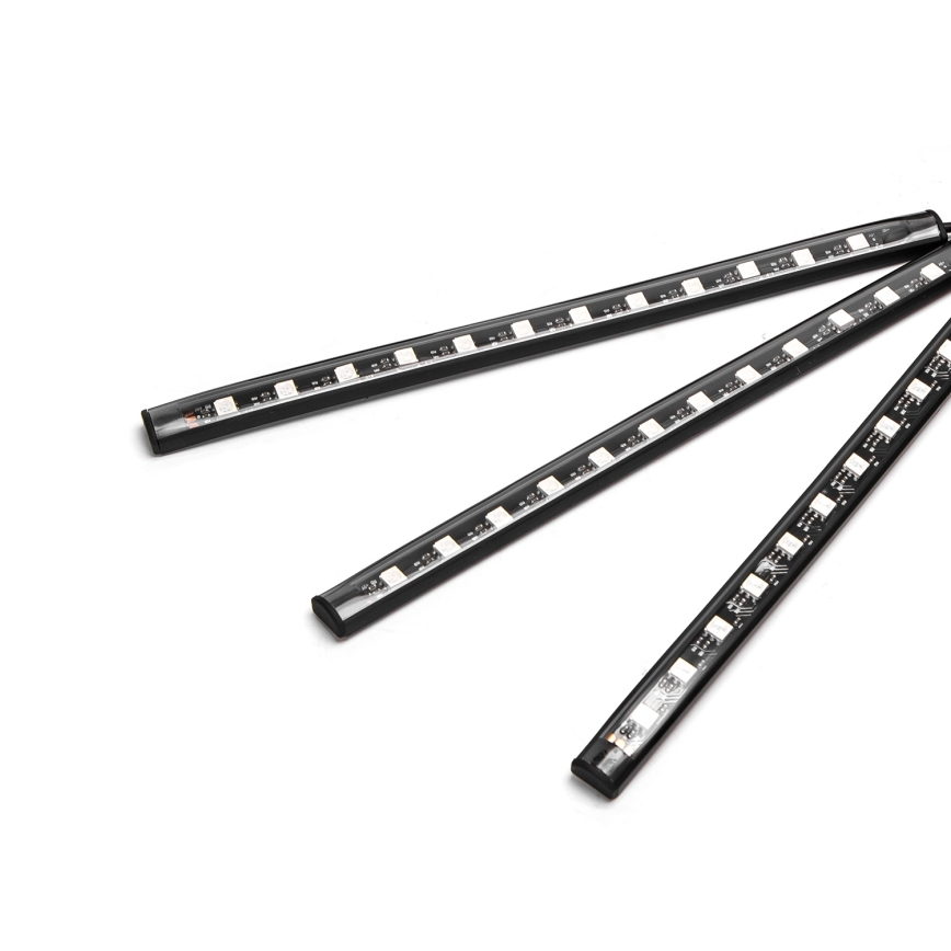Aigostar - LED RGB stmievateľné pásiky do auta LED/4,5W/5V + diaľkové ovládanie