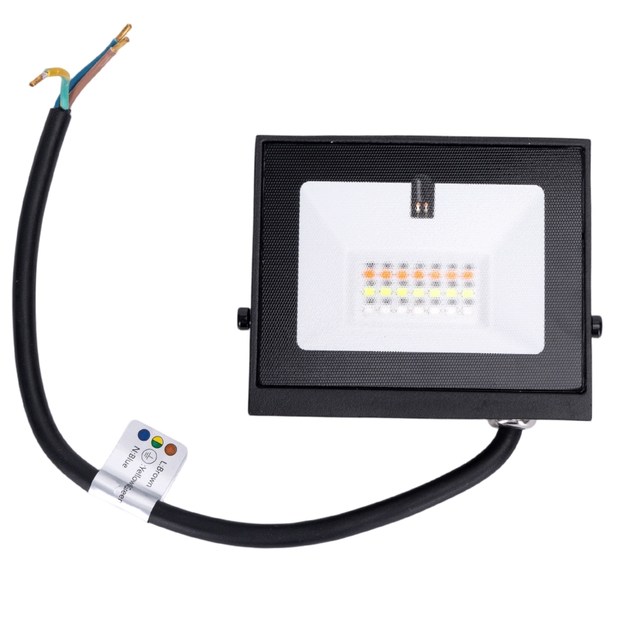 Aigostar - LED RGB stmievateľný reflektor LED/20W/230V IP65 + diaľkové ovládanie