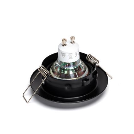 Aigostar - Sada 3x LED podhľadových svietidiel 1xGU10/4,5W/230V 3000K čierne