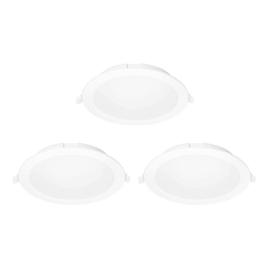 Aigostar - SADA 3x LED RGB Stmievateľné podhľadové svietidlo MESH LED/15W/230V 2700K-6500K pr.17cm
