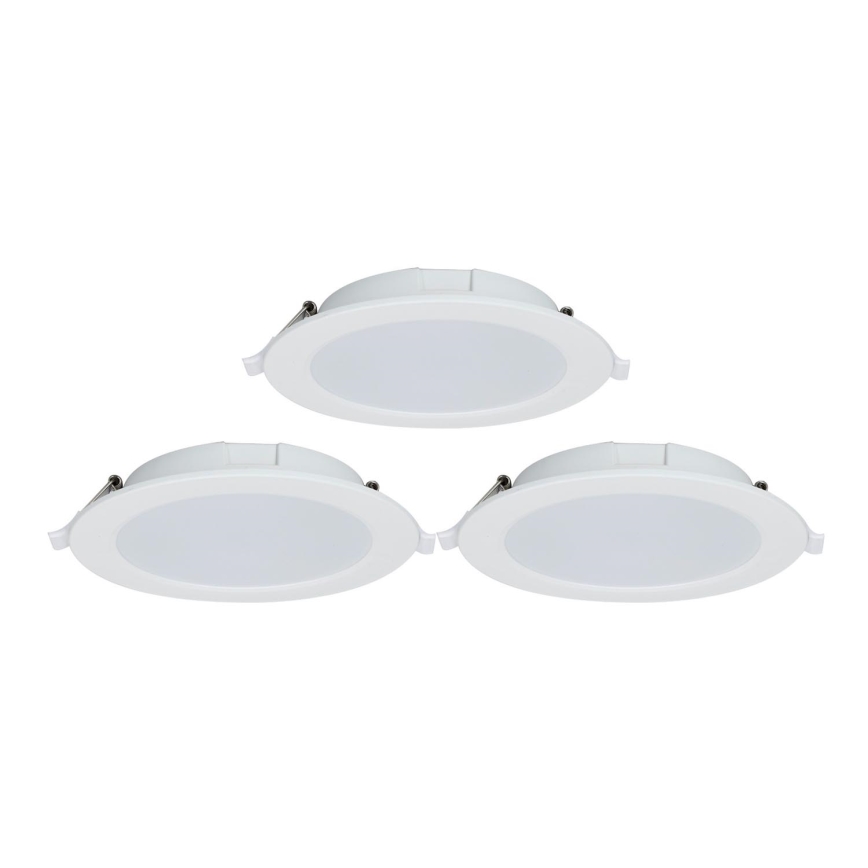 Aigostar - SADA 3x LED Stmievateľné podhľadové svietidlo MESH LED/9W/230V 2700K-6500K pr. 14,5 cm