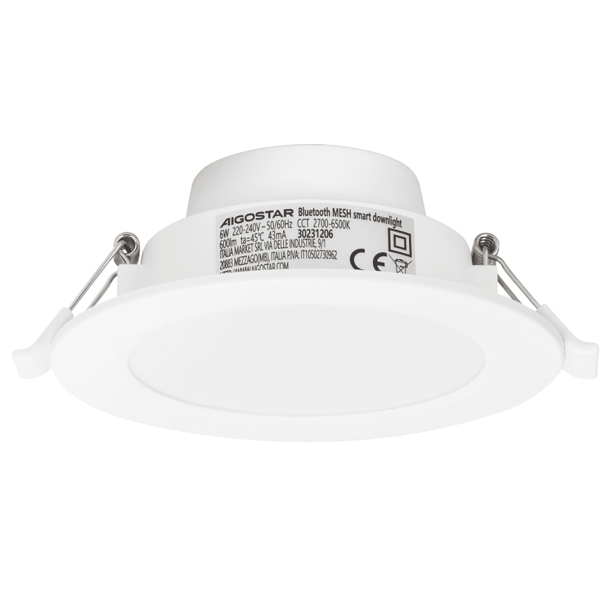 Aigostar - SADA 3x LED Stmievaťelné zapustené svietidlo MESH LED/6W/230V 2700K-6500K pr.11,5 cm