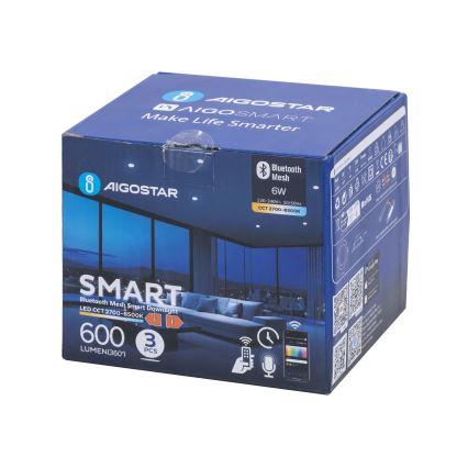 Aigostar - SADA 3x LED Stmievaťelné zapustené svietidlo MESH LED/6W/230V 2700K-6500K pr.11,5 cm