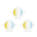 Aigostar - SADA 3x LED Stmievaťelné zapustené svietidlo MESH LED/6W/230V 2700K-6500K pr.11,5 cm