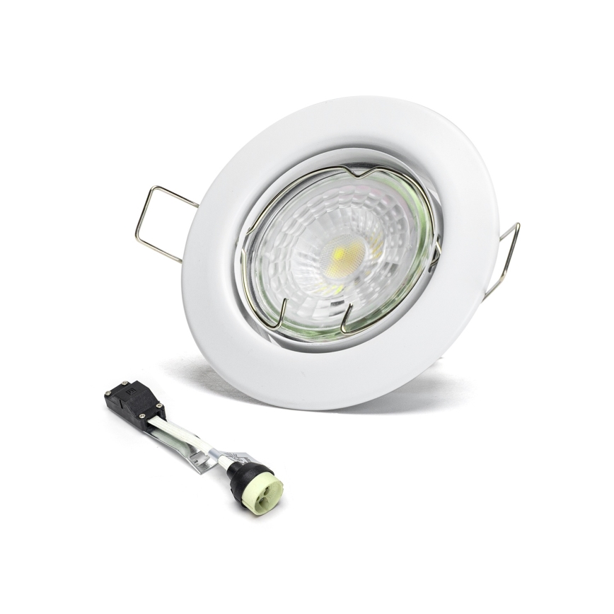 Aigostar - SADA 3x LED zapustené stropné svietidlá 1xGU10/4,5W/230V 6500K biele