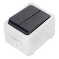 Aigostar - Sériový domový vypínač 250V/10A IP54