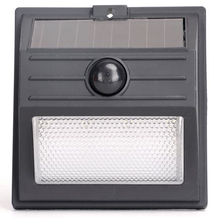 Aigostar - Solárne LED svietidlo so senzorom LED/3,7V 6500K 500 mAh IP65 čierne