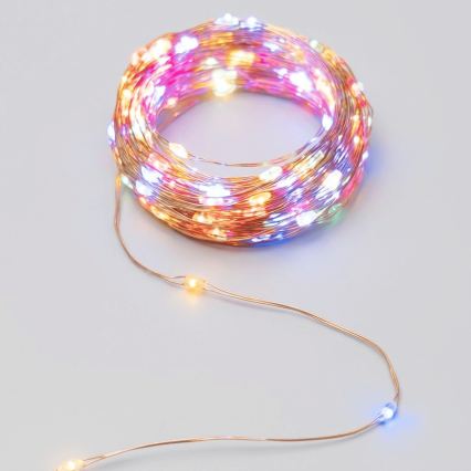 Aigostar - Solárna LED reťaz 200xLED/8 funkcií 22 m IP65 viacfarebná 800 mAh