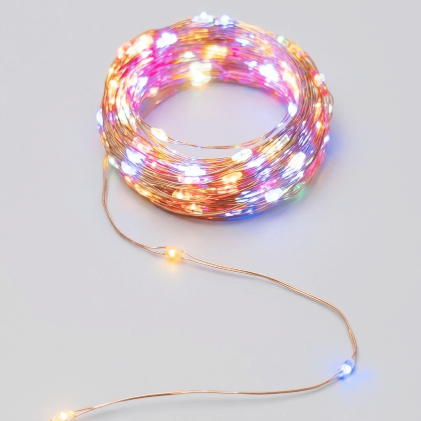 Aigostar - Solárna LED reťaz 200xLED/8 funkcií 22 m IP65 viacfarebná 800 mAh