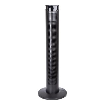 Aigostar - Stĺpový ventilátor 45W/230V čierny + diaľkové ovládanie