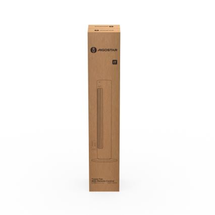 Aigostar - Stĺpový ventilátor 50W/230V biela + diaľkové ovládanie