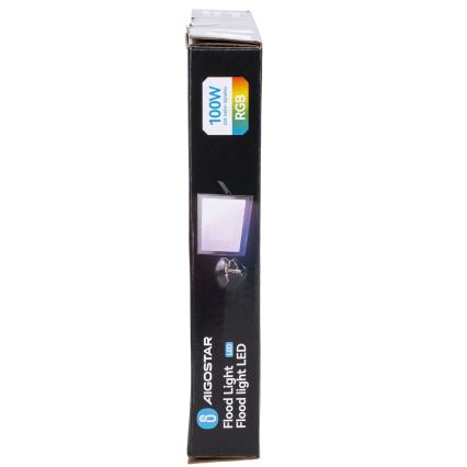 Aigostar - LED RGB stmievateľný reflektor LED/100W/230V IP65 + diaľkové ovládanie
