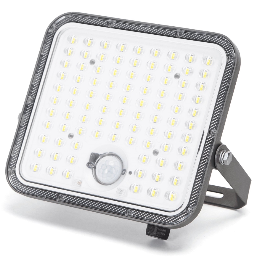 Aigostar - LED stmievateľný solárny reflektor s čidlom LED/120W/3,4V 6500K IP66 8000 mAh + diaľkové ovládanie