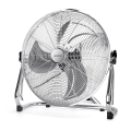 Aigostar - Stojanový ventilátor 100 W / 230 V, Ø 54 cm, lesklý chróm