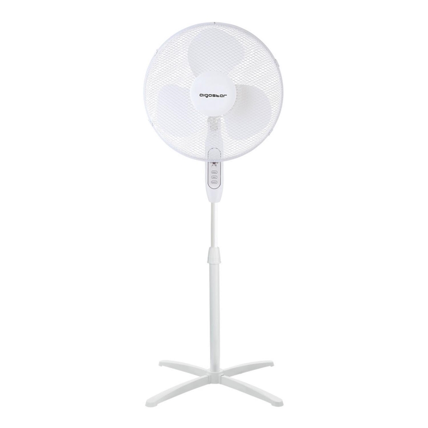 Aigostar - Stojanový ventilátor 40W/230V 120 cm biela