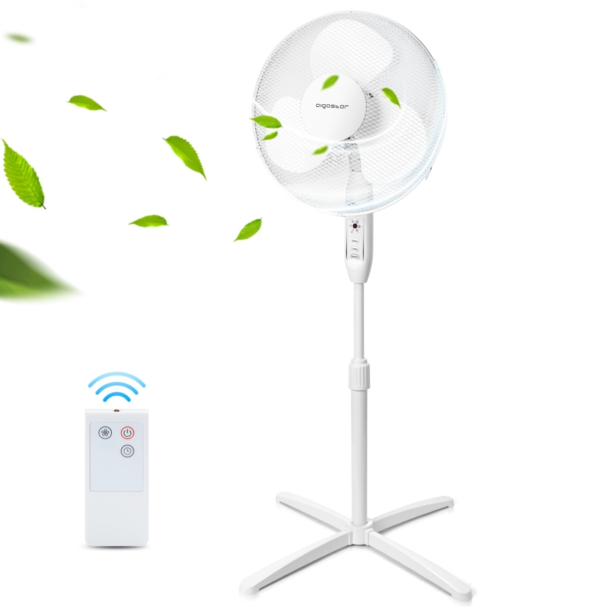 Aigostar - Stojanový ventilátor 40W/230V 120 cm biela