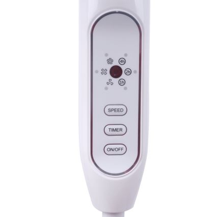 Aigostar - Stojanový ventilátor 40W/230V 120 cm biela