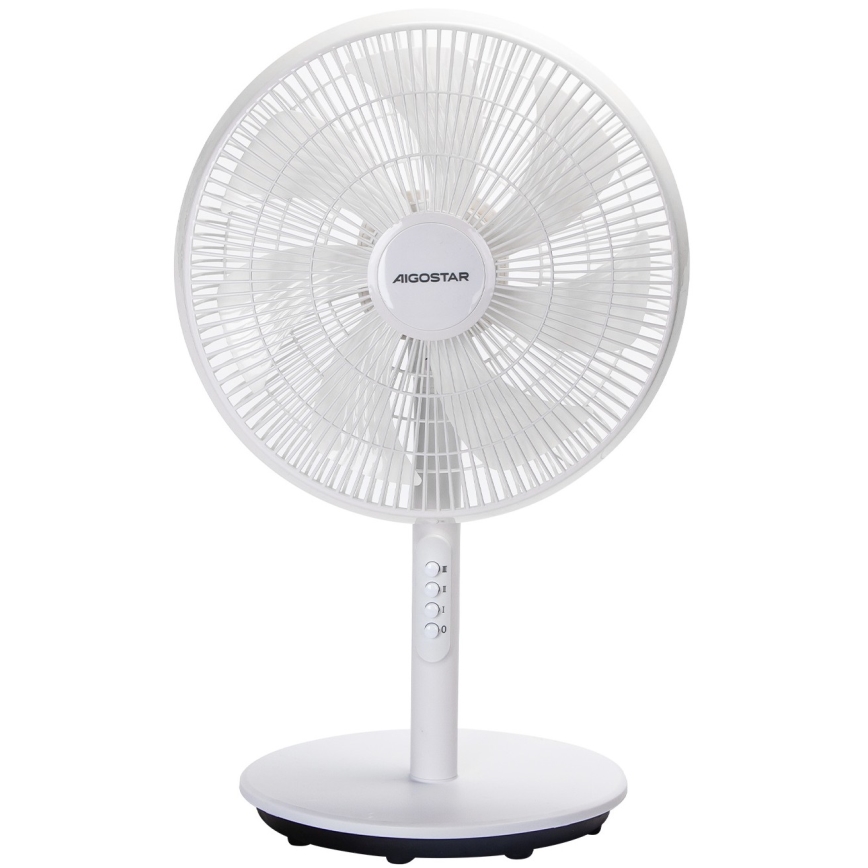 Aigostar - stojanový ventilátor 45 W/230 V, 110 cm, biely